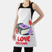 Ik hou van lesgeven schort (Insitu)