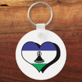 Ik hou van Lesotho Sleutelhanger (Voorkant)
