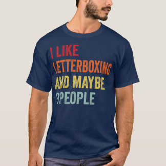 Ik hou van letterboksen, misschien 3 mensen t-shirt