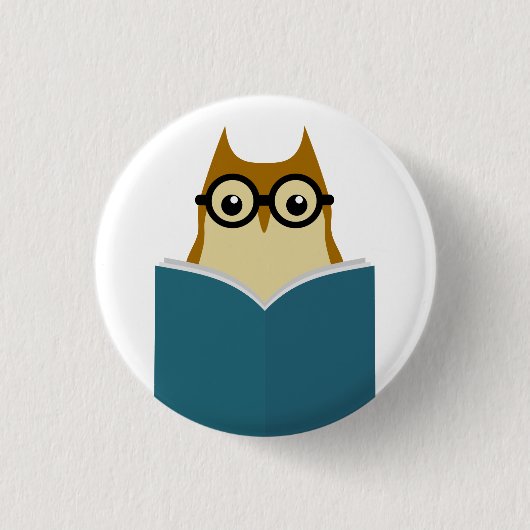 Ik hou van lezen ronde button 3,2 cm (Voorkant)