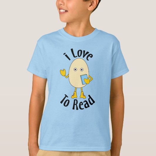 Ik hou van lezen t-shirt (Voorkant)