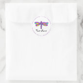 Ik hou van libellen Sticker (Tas)