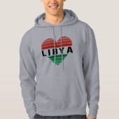 Ik hou van Libië, Libisch hart Hoodie (Voorkant)