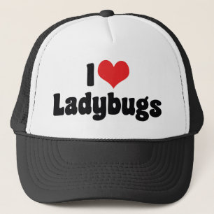 Ik hou van lieveheersbeestjes met hartjes - Lieveh Trucker Pet