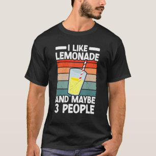 Ik hou van limonade en misschien 3 mensen met luid t-shirt