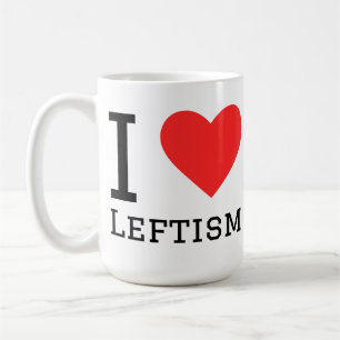Ik hou van linksisme koffiemok
