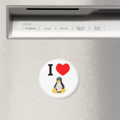 Ik hou van Linux Magneet (Insitu (Vaatwasser))
