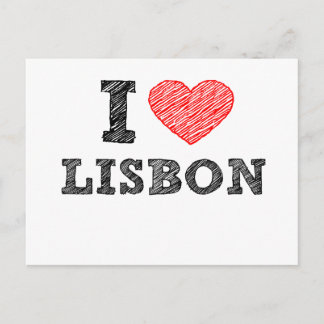 Ik hou van Lissabon Briefkaart