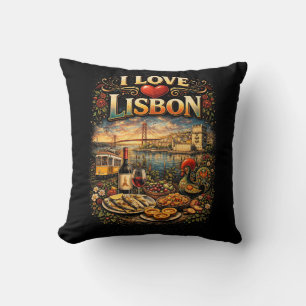Ik hou van Lissabon Kussen