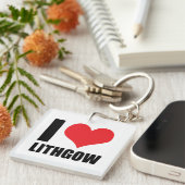 Ik hou van Lithgow Sleutelhanger (Voorkant Rechts)