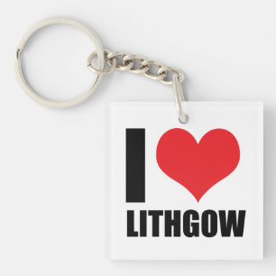 Ik hou van Lithgow Sleutelhanger