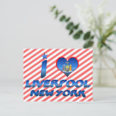 Ik hou van Liverpool, New York Briefkaart (Staand voorkant)
