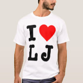 "Ik hou van LJ" T-shirt (Voorkant)