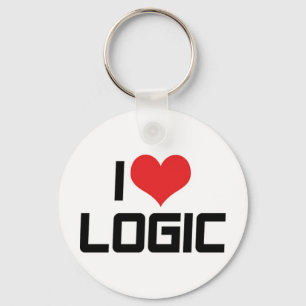 Ik Hou Van Logica Sleutelhanger