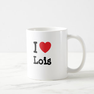 Ik hou van Lois hart T-Shirt Koffiemok
