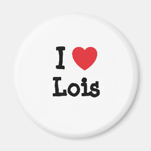 Ik hou van Lois hart T-Shirt Magneet