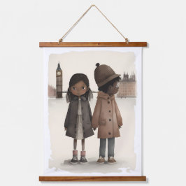 Ik hou van Londen Hangend Wandkleed