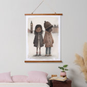 Ik hou van Londen Hangend Wandkleed (Slaapkamer)