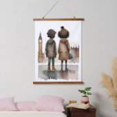 Ik hou van Londen Hangend Wandkleed (Slaapkamer)
