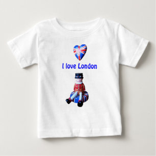 Ik hou van Londen, lange hoes baby t-shirt