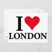Ik hou van LONDON Briefkaart (Voorkant / Achterkant)
