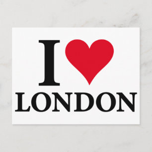 Ik hou van LONDON Briefkaart