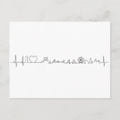 Ik hou van London (buitengewone ecg stijl) souveni Briefkaart (Voorkant)