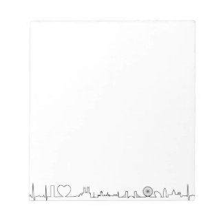 Ik hou van London (buitengewone ecg stijl) souveni Notitieblok