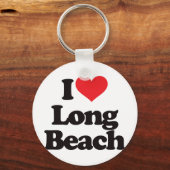 Ik hou van Long Beach Sleutelhanger (Voorkant)