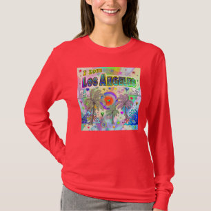 Ik hou van Los Angeles Deep Dream T-Shirt