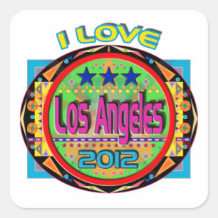 Ik hou van Los Angeles Emblem #1 2012 Sticker