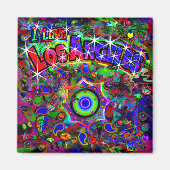 IK HOU VAN Los Angeles Mystic Dance Neo Versie Magneet (Voorkant)