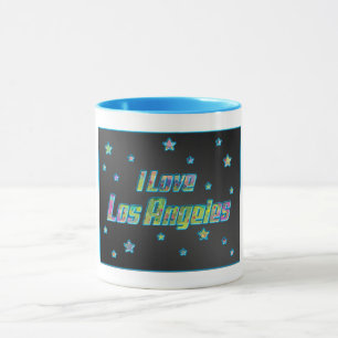 Ik hou van Los Angeles Smile Stars Mok Cup