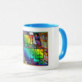 Ik hou van Los Angeles Twist Mok (Voorkant rechts)