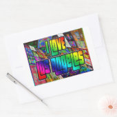 Ik hou van Los Angeles Twist Sticker (Envelop)