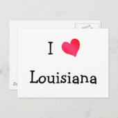 Ik hou van Louisiana Briefkaart (Voorkant / Achterkant)