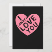 Ik hou van Lowkey Valentijns Feestdagenkaart (Voorkant)