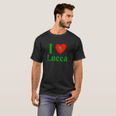 Ik hou van Lucca Italië T-shirt (Voorkant volledig)