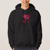 Ik hou van Lucy Spray Paint Heart Hoodie (Voorkant)