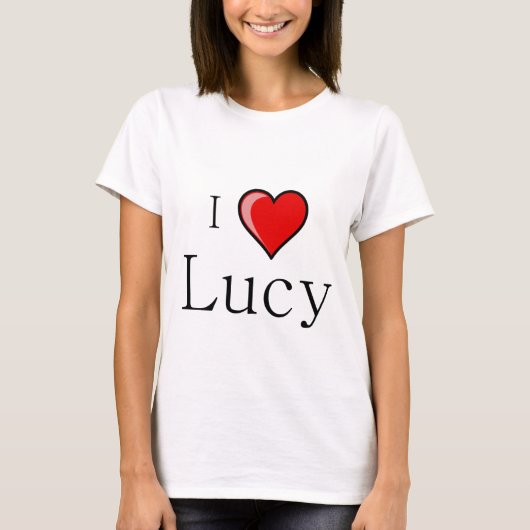 Ik hou van Lucy T-shirt (Voorkant)