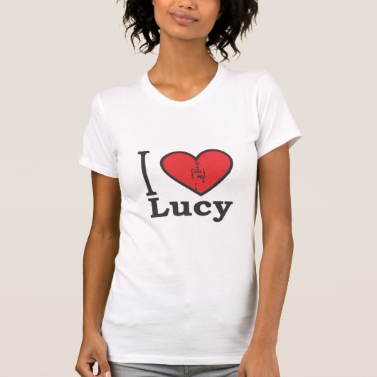 Ik hou van Lucy T-shirt (Voorkant)