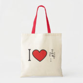 Ik hou van Lucy Tote Bag (Voorkant)