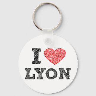 Ik hou van Lyon Sleutelhanger