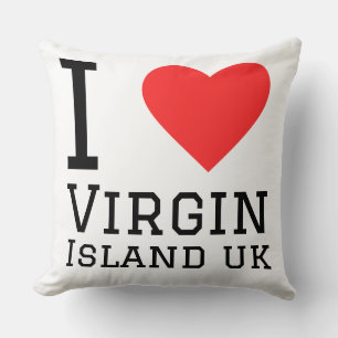 Ik hou van Maagdeneilanden uk Kussen