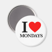 Ik hou van maanddagen magneet (Voorkant / Achterkant)