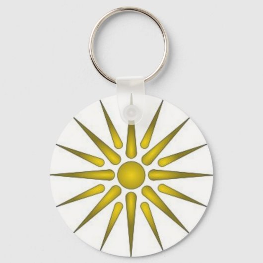 Ik hou van Macedonië Sleutelhanger (Voorkant)