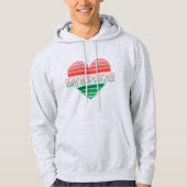 Ik hou van Madagascar, Malagassisch hart Hoodie (Voorkant)