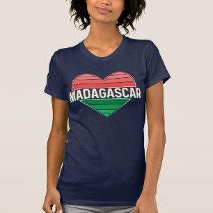 Ik hou van Madagascar, Malagassisch hart T-shirt