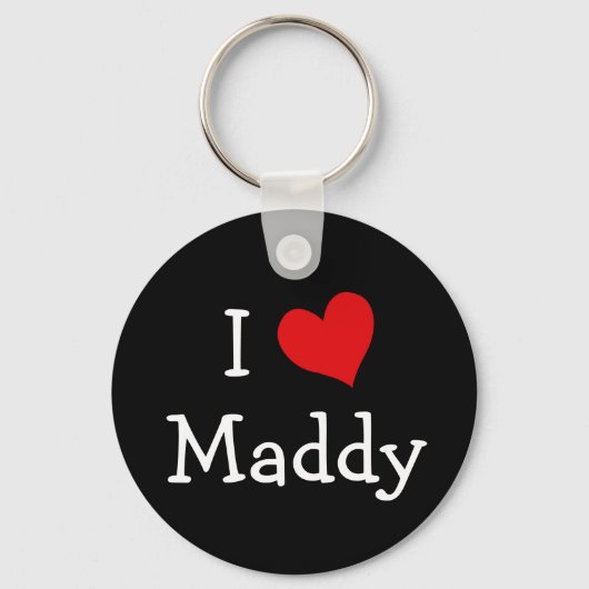 Ik hou van Maddy Sleutelhanger (Voorkant)