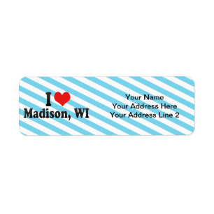 Ik hou van Madison, WI Etiket